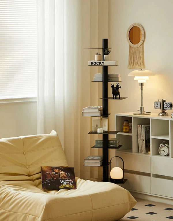 Metal Low-Profile Adjustable Bookcase Organizer Shelves [Exclusive]