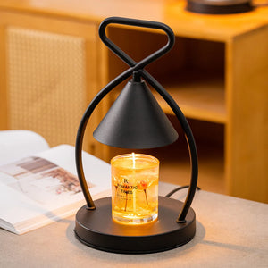 Black Metal Frame Dimmable Candle Warmer