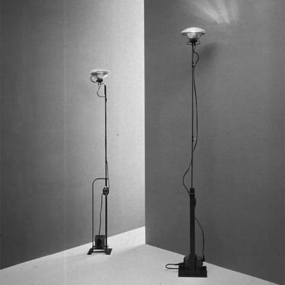 Danish Metal Pole Industrial Halogen Style Floor Lamp