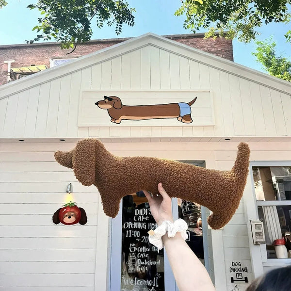 Dachshund Plush Lounge Pillow