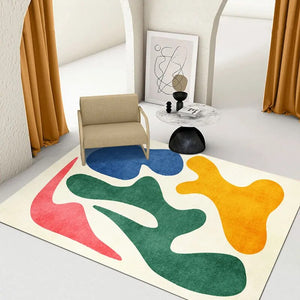 Tapis d'art abstrait moderne