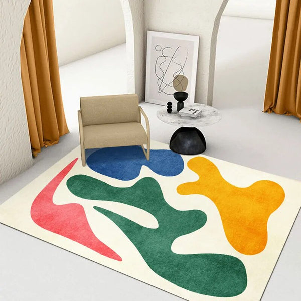 Tapis d'art abstrait moderne