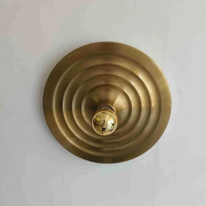 Studio Lima Retro UFO Ripple Disc Wall & Ceiling Fixture Lamp