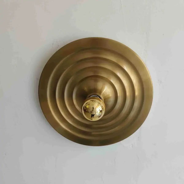 Studio Lima Retro UFO Ripple Disc Wall & Ceiling Fixture Lamp