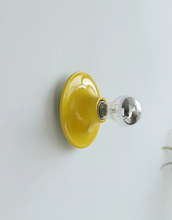 Vintage Industrial Exposed Dish Wall Ceiling Lamp