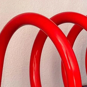 Metal Coil Magazine Rack & Bookshelf