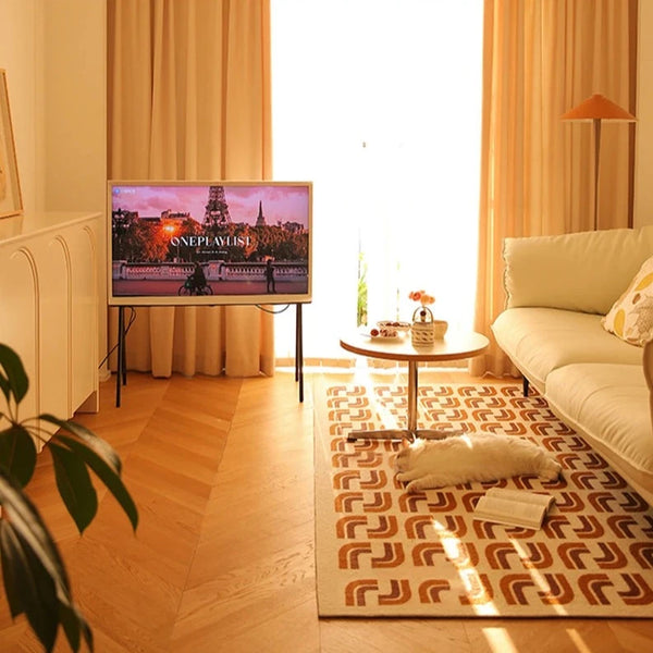 Retro Mid-Century French Modern Pattern Area Carpet Rug