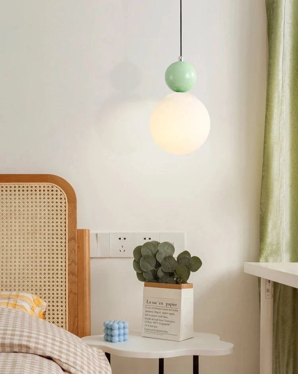 Glass Ball Single Pendant Ceiling Lamp