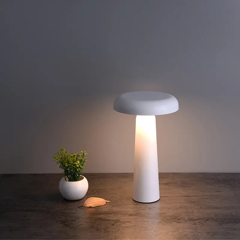 Tiltable Mushroom Cordless Touch Table Lamp