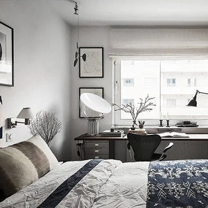 Lampe à bol transparente de style italien en chrome