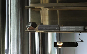 Studio Lima Stainless Steel Panel Floor & Table Lamp