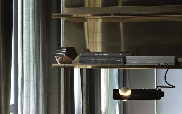 Studio Lima Stainless Steel Panel Floor & Table Lamp