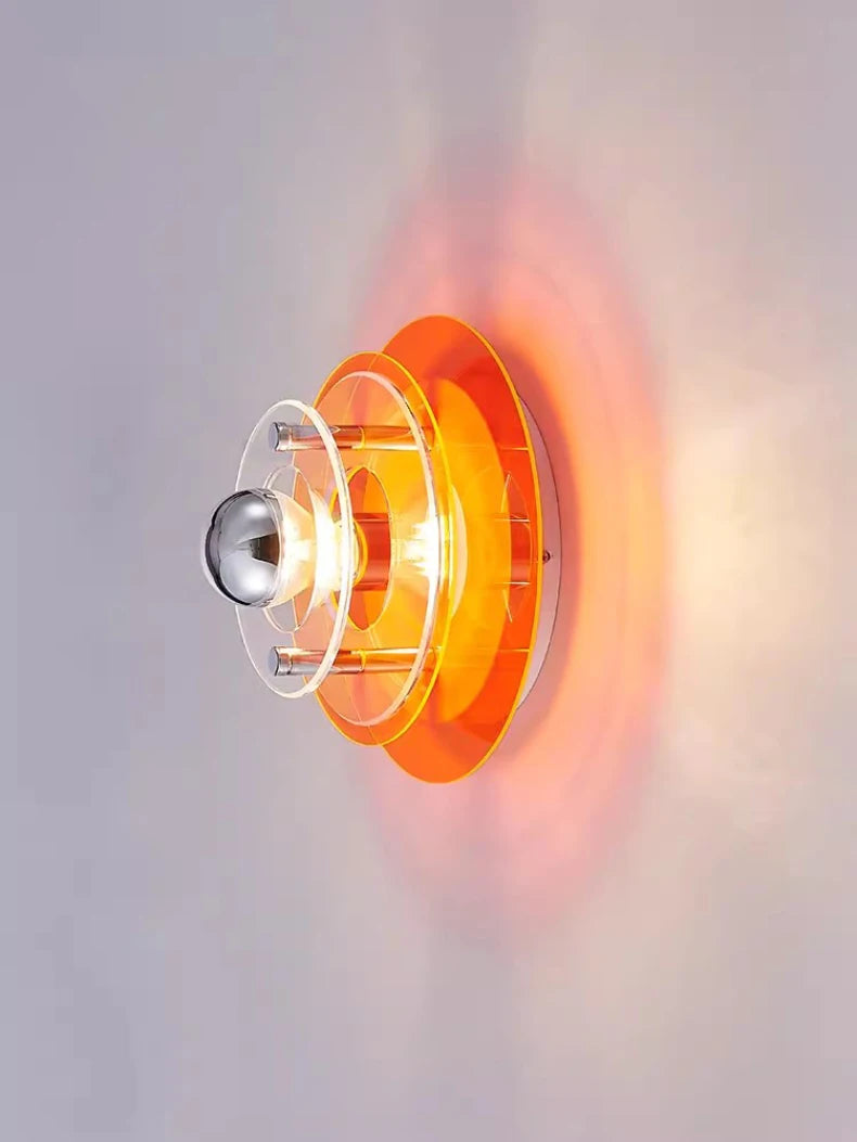 Bauhaus UFO Acrylic Ambience Sunset Wall Lamp