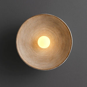 Retro Japanese Style Wall Circle Lamp