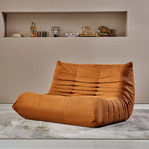Teddy Velvet Foam Two-Seater Sofa