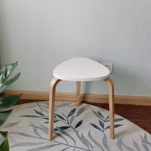 Epeius Home Wooden Triangle Stool