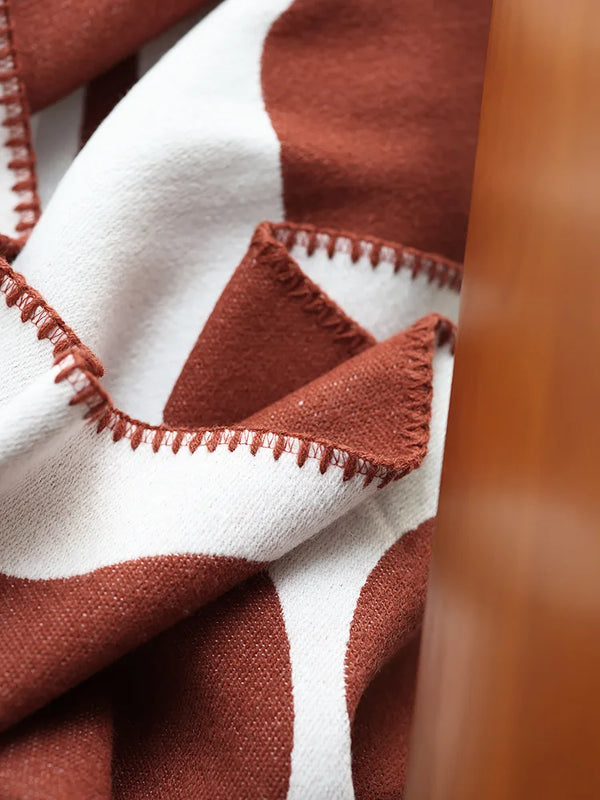 Jacquard Vine Throw Blanket