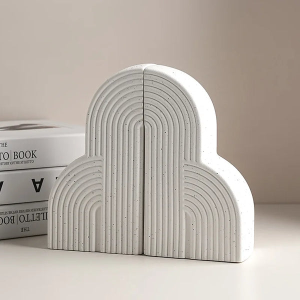 Atelier Oro Ceramic Cloud Bookends Ceramic Stand
