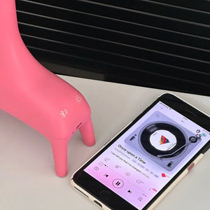Reindeer Color Portable Speaker Table Lamp