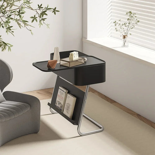 Slide In Side Table Metal Frame Slide Top Side Table
