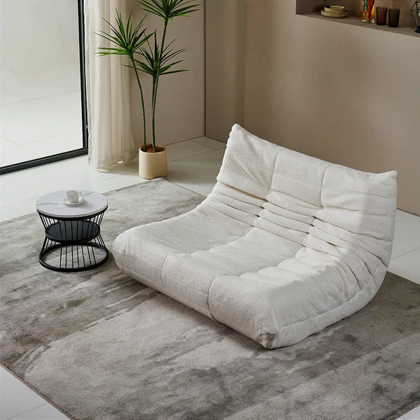 Teddy Velvet Foam Two-Seater Sofa