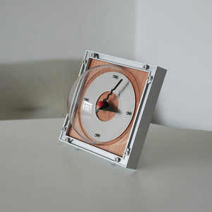 Sutdio Lima Vintage Aluminum Bauhaus Clock