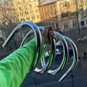 Metal Coil Magazine Rack & Bookshelf