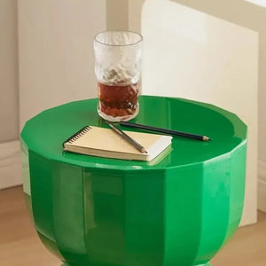 Nordic Textured Hourglass ABS Stool