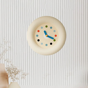 Japanese Minimalist Beige Pendulum Wall Clock