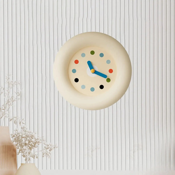 Japanese Minimalist Beige Pendulum Wall Clock