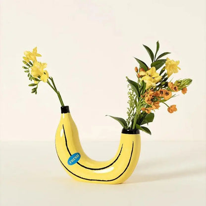 Yellow Banana Vase