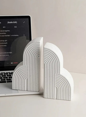 Atelier Oro Ceramic Cloud Bookends Ceramic Stand