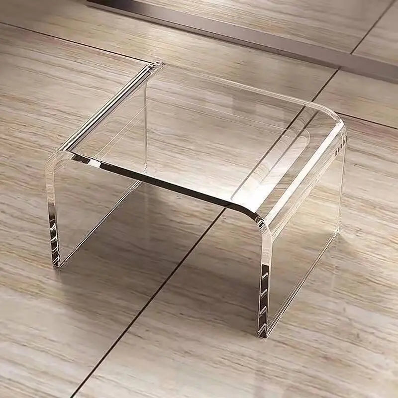 Acrylic Transparent Glass Multi-Purpose Side Table