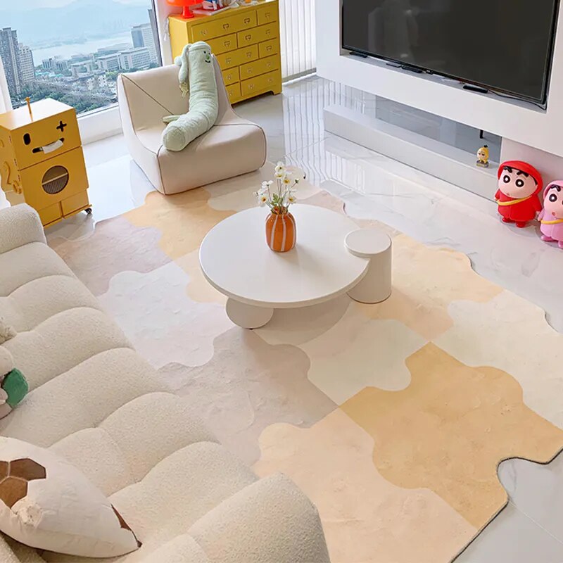 Color Puzzle Design Rug