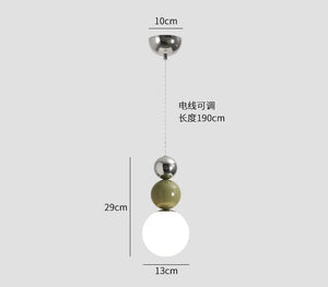 Carl Lighting Macaron Ball Pendant Ceiling Fixture