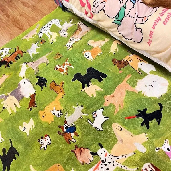 Dog Park Day Rug