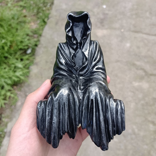 Grim Reaper with Black Robe Nightcrawler Statue