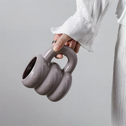 Embossed Donut Ceramic Mug