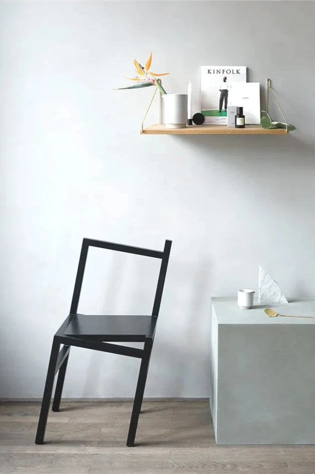 Tilted Base Design Stool Chair