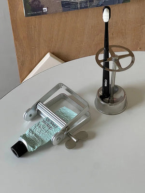 Stainless Steel Vintage Toothpaste Holder