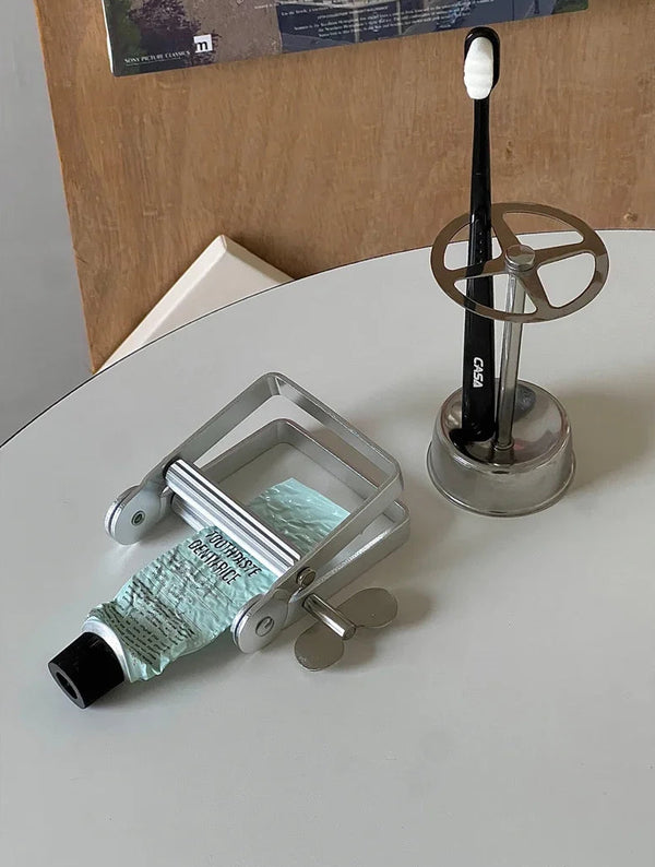 Stainless Steel Vintage Toothpaste Holder