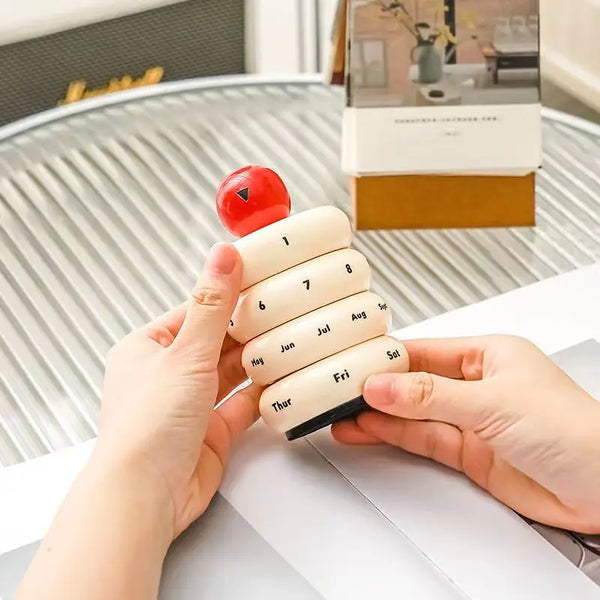 Nordic Ball Rotable Donut Calendar with Weather