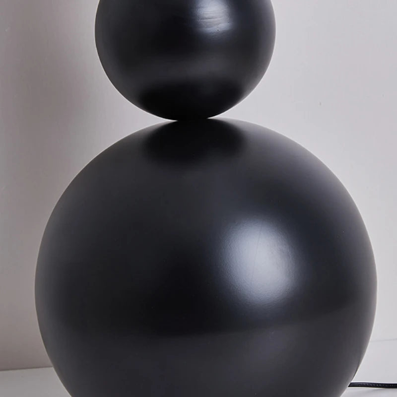 Bauhaus Stacking Ball Black Floor Lamp