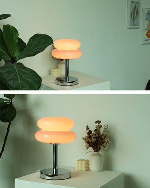 Macaron Glass Retro-Contemporary Dimming Lamp