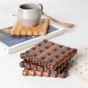 Wooden Cookie Coaster