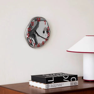Chrome Electroplated Ceramic Wall Clock
