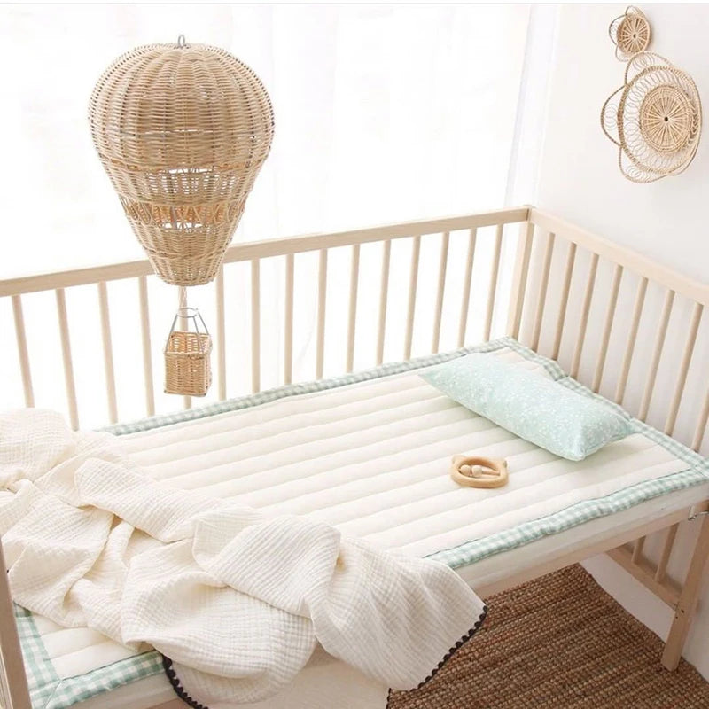 Handmade Rattan Woven Air Balloon Mobile Ornament