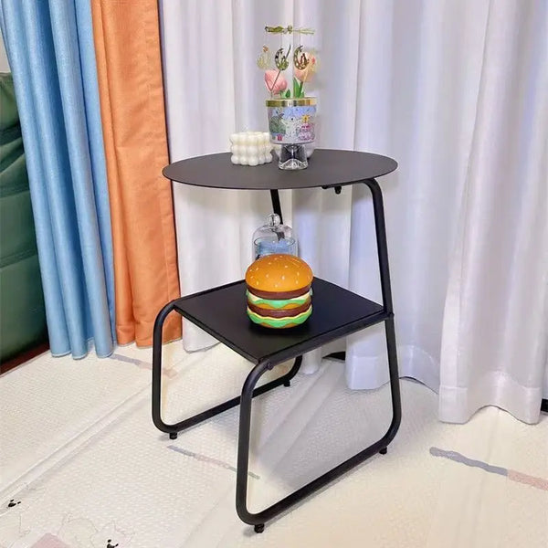 Modü Metal Shelve Midcentury Side Table