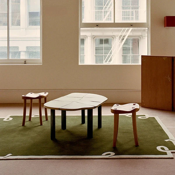 French Retro Hand Design Carpet Rug