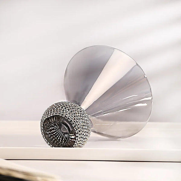 Glittering Crystal Ball Hand-Crafted Glass